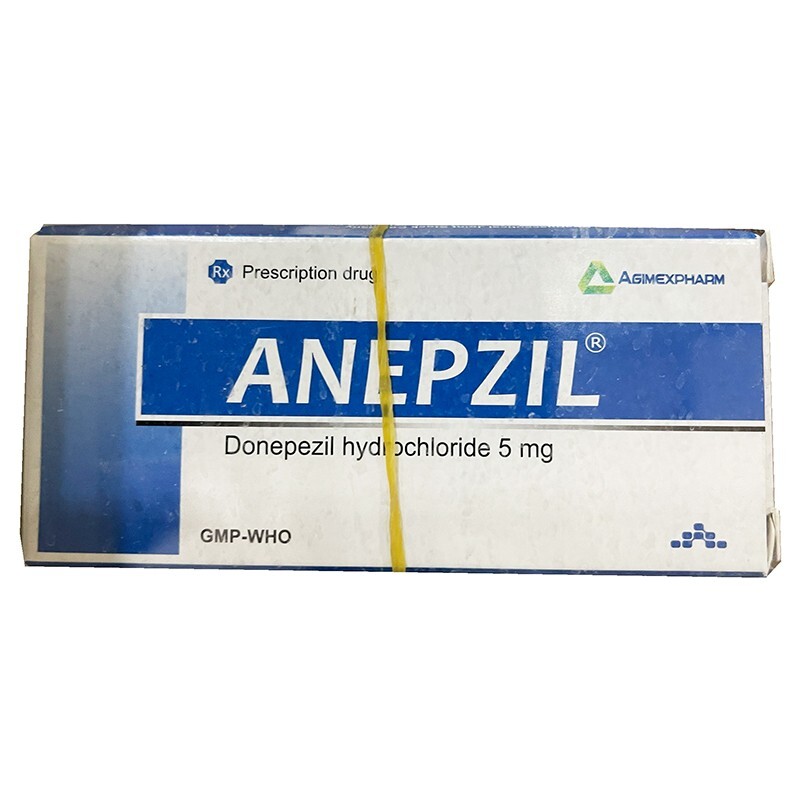 Thuốc Anepzil 5mg - Hộp 30 Viên - Trị Suy Giảm Trí Nhớ Trong Alzheimer