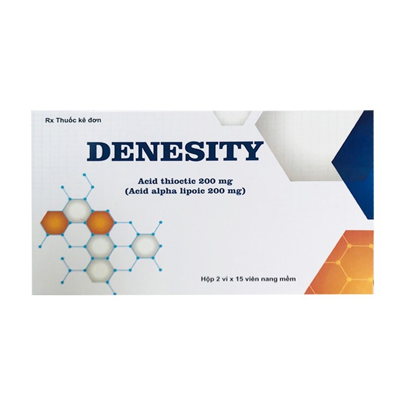 Thuốc Denesity - Hộp 30 Viên - Phòng Cac Biến Chứng Thần Kinh