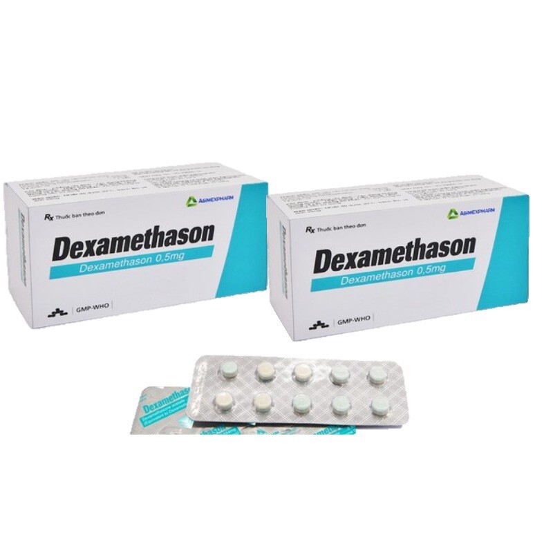 Thuốc Dexamethason - Hộp 100 Viên - Chẩn Đoán Hội Chứng Cushing