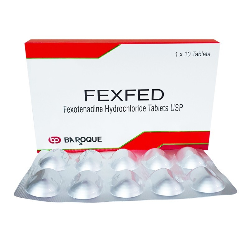 Thuốc Fexfed - Hộp 10 Viên - Điều Trị Viêm Mũi Dị Ứng