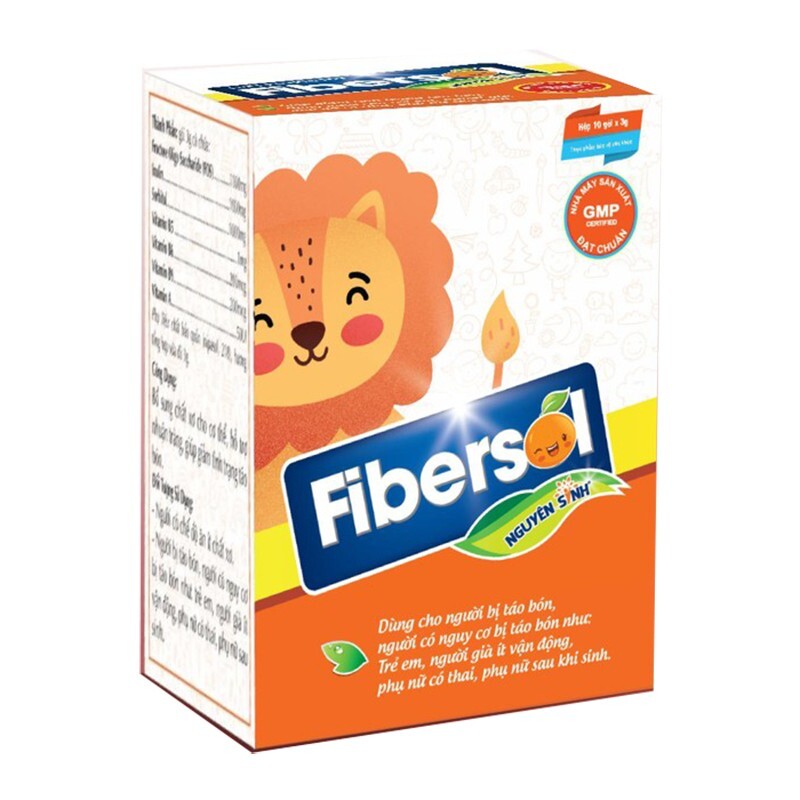 Fibersol - Hộp 10 Gói - Bổ Sung Chất Xơ Cho Cơ Thể