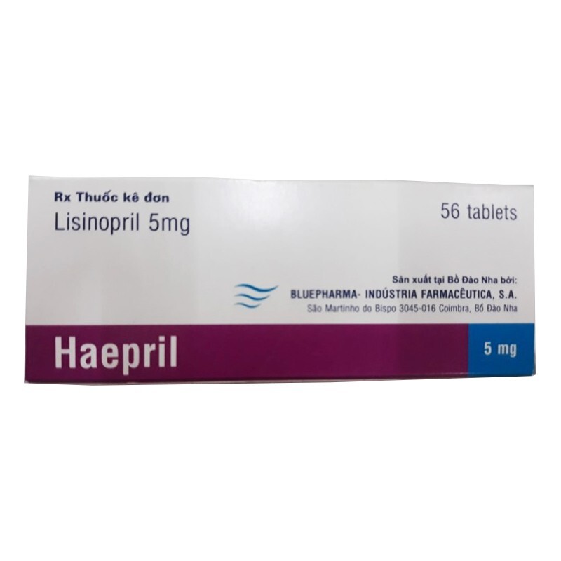 Thuốc Haepril 5mg - Hộp 56 Viên - Điều Trị Cao Huyết Áp