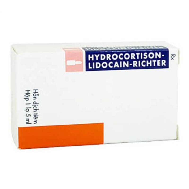Hydrocortison - Lidocain - Richter Lọ 5ml - Thuốc Kháng Viêm