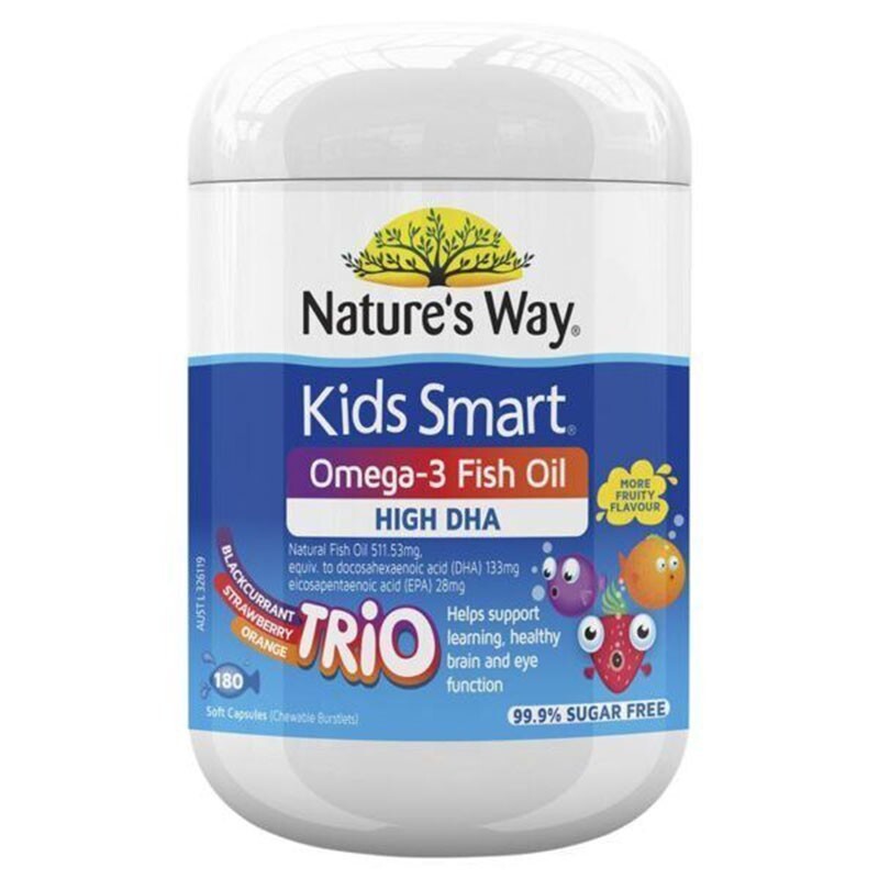 Kids Smart Omega 3 Fish Oil - Cho Trẻ Phát Triển Toàn Diện