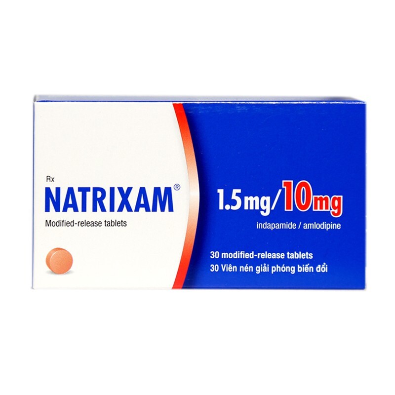 Thuốc Natrixam 1.5mg/10mg – Thay Thế Thuốc Trong Trị Tăng Huyết Áp