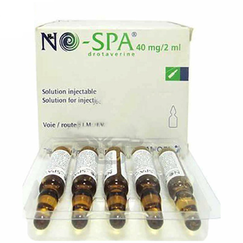 No - Spa 40mg/2ml Hộp 25 Ống - Chống Co Thắt Cơ Trơn
