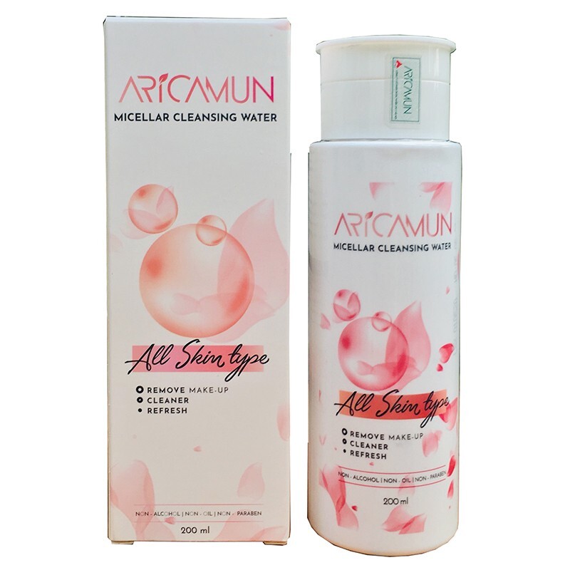 Nước Tẩy Trang Aricamun - Chai 200ml - Sạch Da, Cấp Ẩm