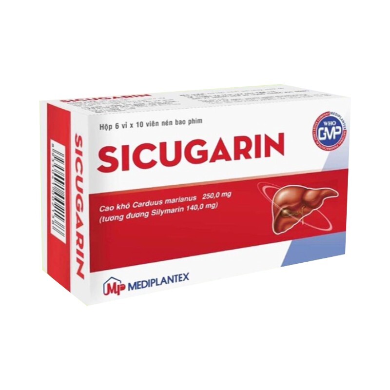 Sicugarin - Hộp 60 Viên - Tăng Cường Chức Năng Gan