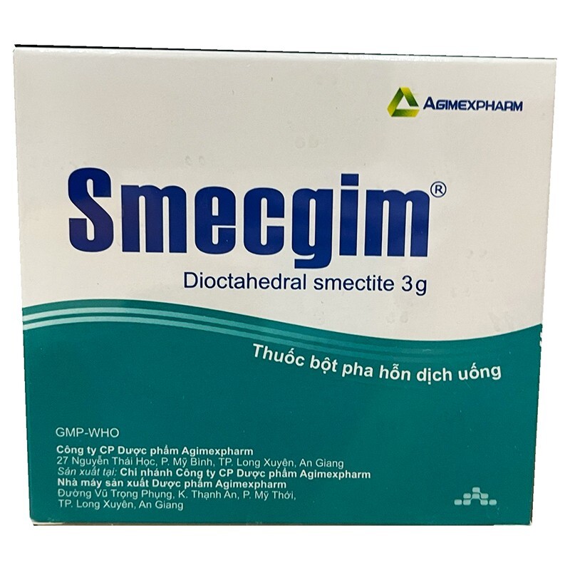 Thuốc Smecgim 3g Agimexpharm - Trị Tiêu Chảy Cấp, Mạn Tính