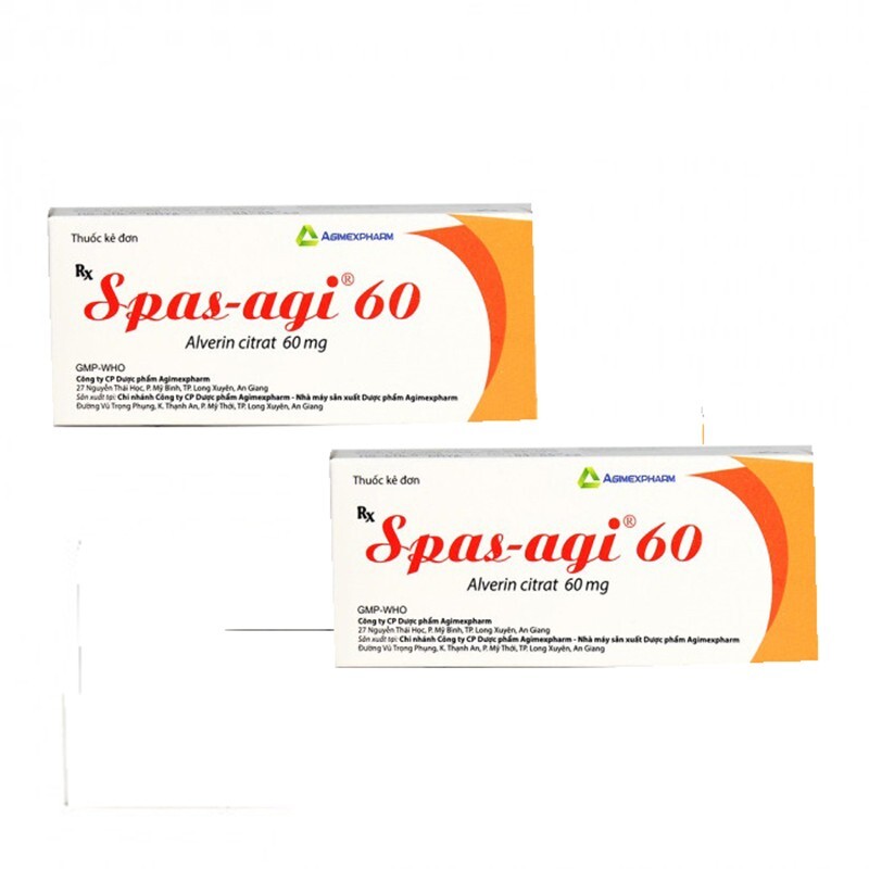 Thuốc Spas Agi 60 Agimexpharm - Giảm Đau Trong Bệnh Tiêu Hóa