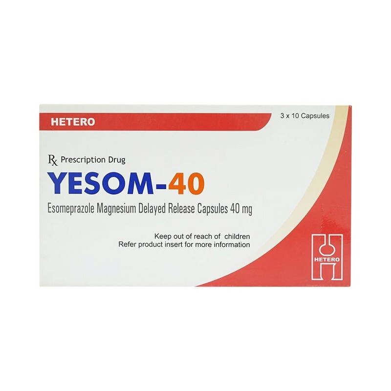 Thuốc Yesom 40 - Hộp 30 Viên - Điều Trị Loét Dạ Dày