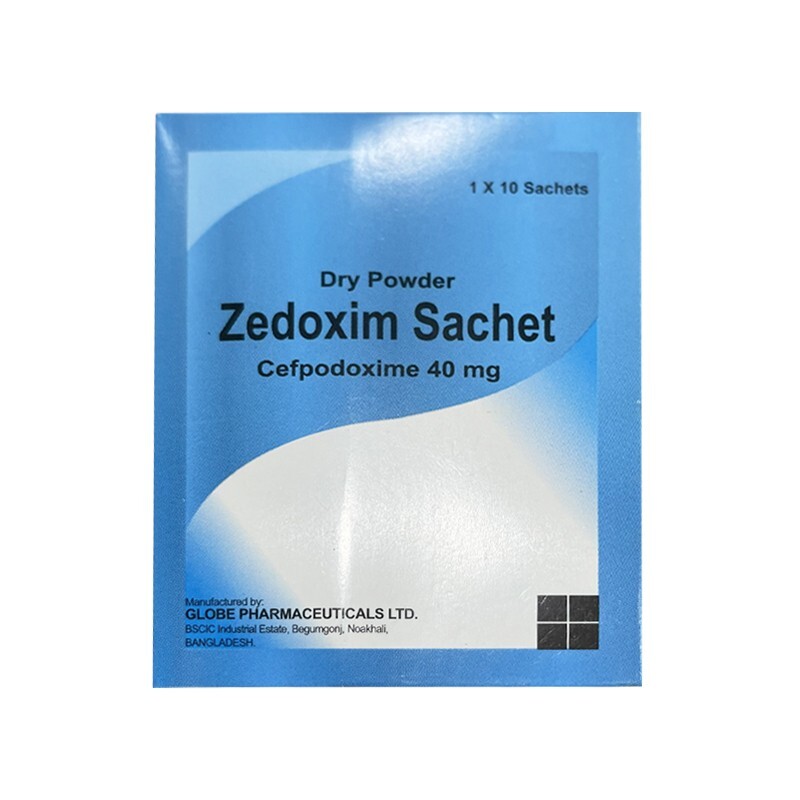 Thuốc Zedoxim Sachet - Hộp 10 Gói - Trị Nhiễm Khuẩn Tiết Niệu