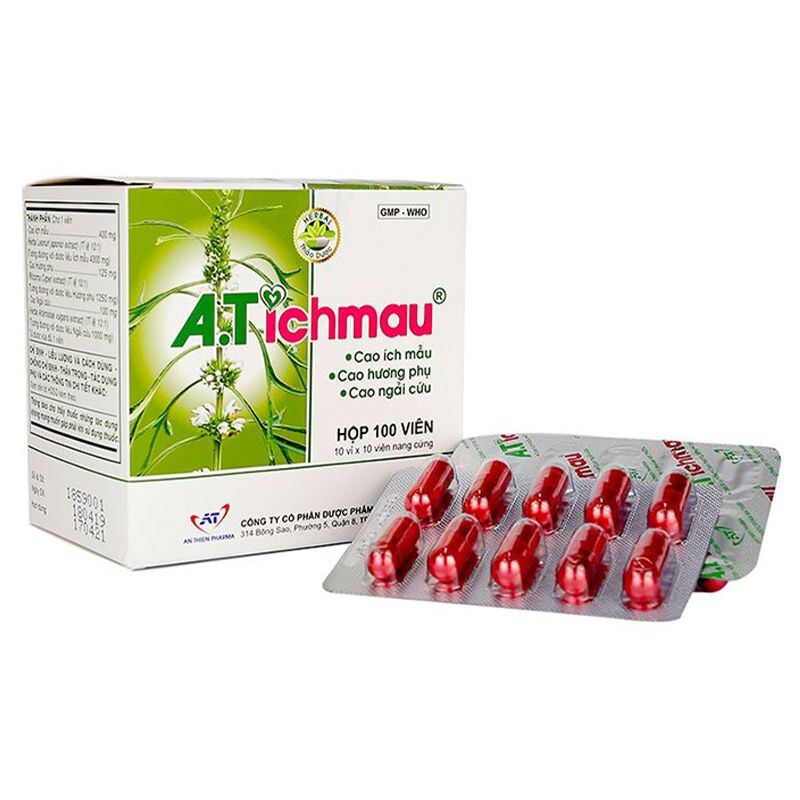 A.T Ichmau Hộp 100 Viên - Điều Hòa Kinh Nguyệt