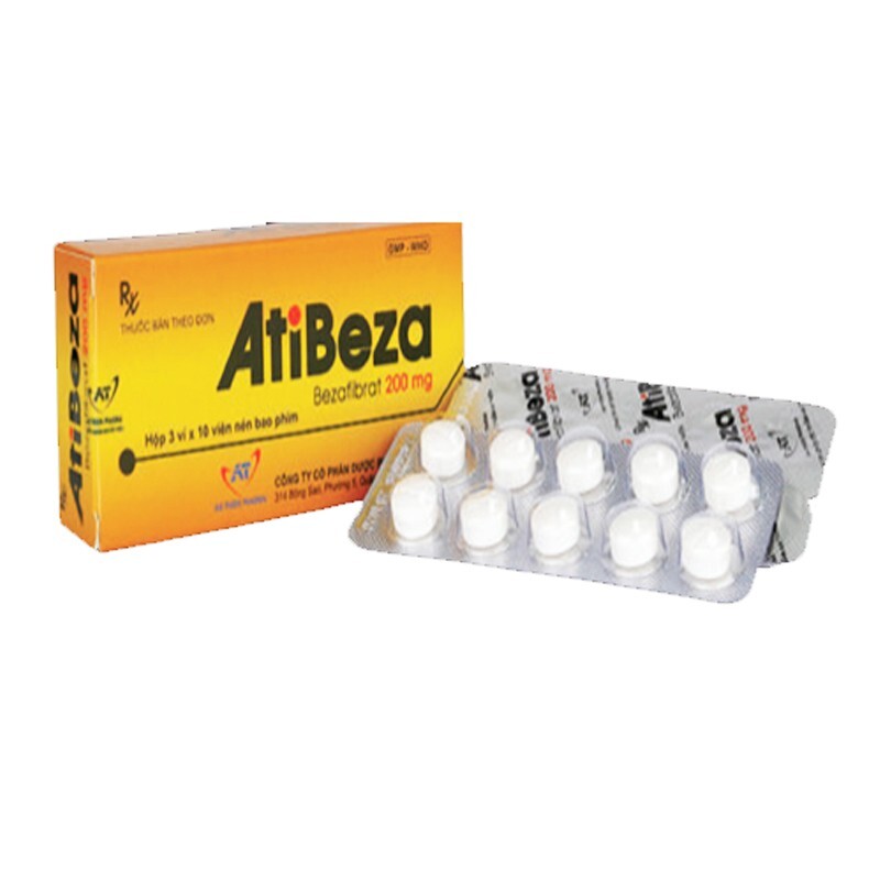 Atibeza Hộp 30 Viên - Điều Trị Tăng Mỡ Máu