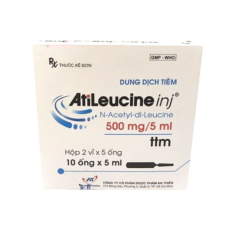 Atileucine Hộp 10 Ống - Giảm Tình Trạng Chóng Mặt