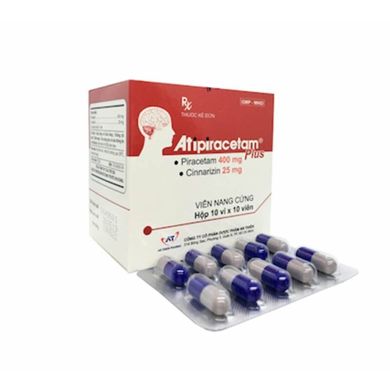 Atipiracetam Plus Hộp 100 Viên - Điều Trị Bệnh Não Bộ