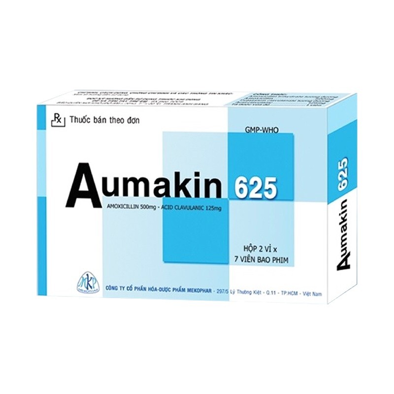 Aumakin 625 Hộp 14 Viên - Thuốc Trị Nhiễm Khuẩn