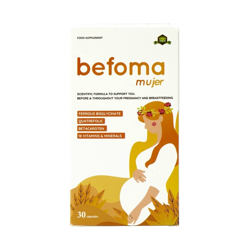 Befoma Mujer Hộp 30 Viên - Bổ Tổng Hợp Cho Bà Bầu