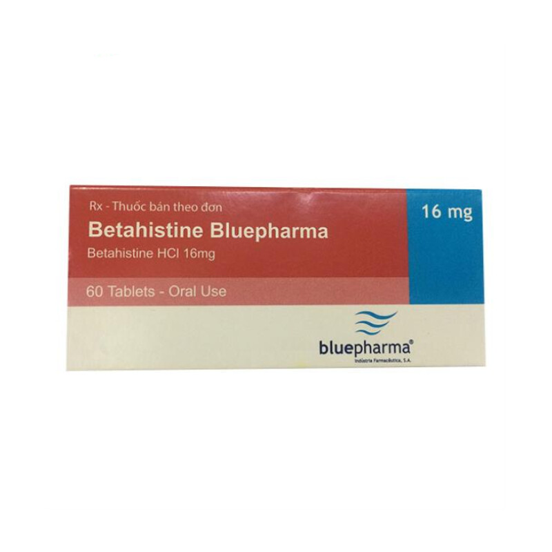 Betahistine Bluepharma Hộp 60 Viên - Trị Ù Tai, Khó Nghe