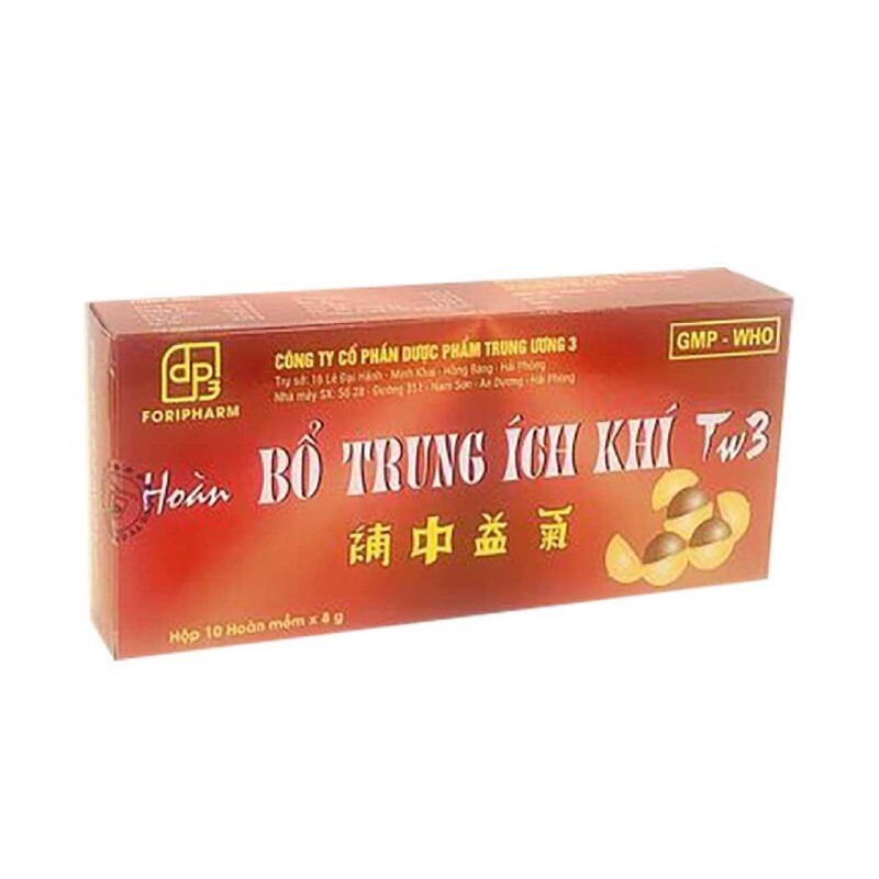 Bổ Trung Ích Khí Tw3 Hộp 10 Hoàn - Bồi Bổ Trung Tiêu