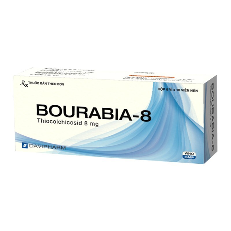 Bourabia-8 Hộp 60 Viên - Điều Trị Co Thắt Cơ