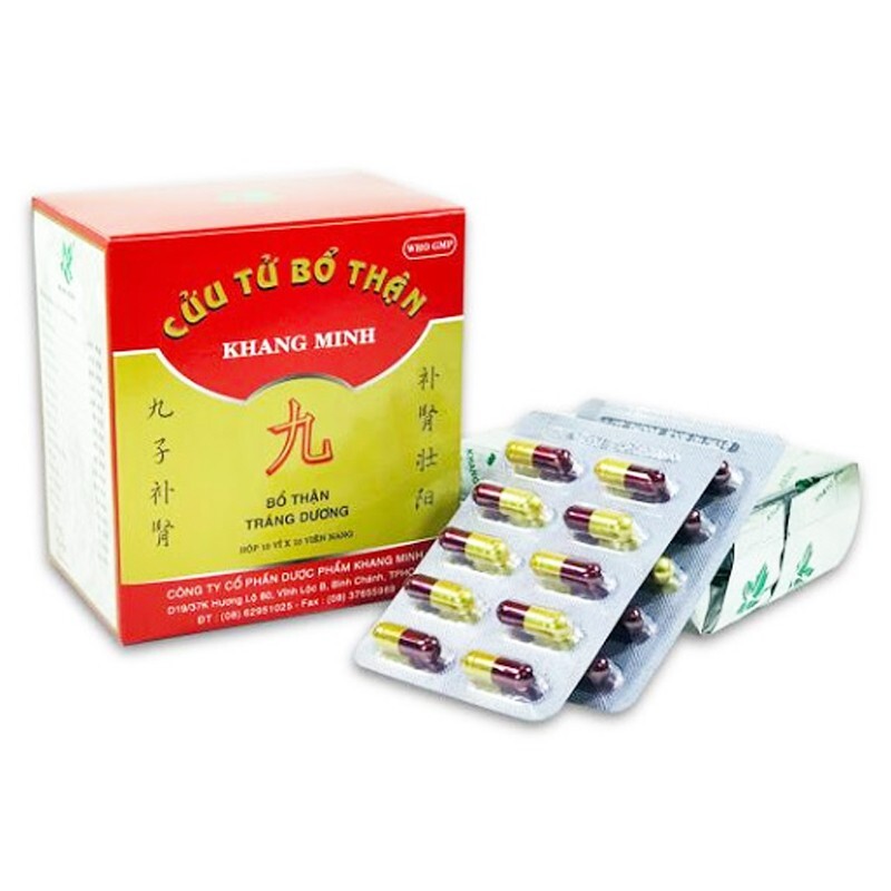 CỬU TỬ BỔ THẬN Khang Minh Hộp 100 Viên - Thuốc Bổ Thận