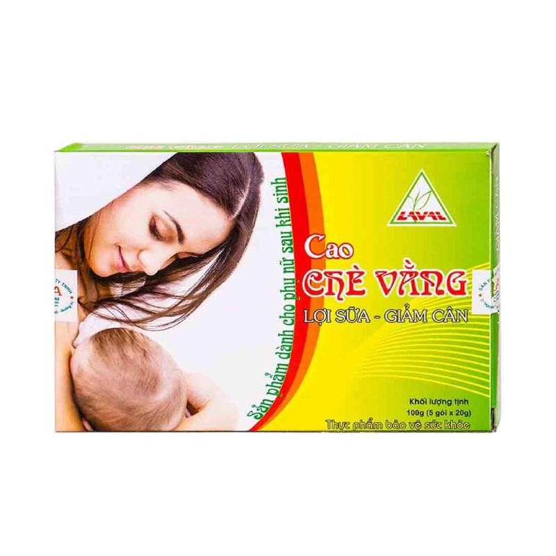Cao Chè Vằng Lợi Sữa - Giảm Cân Hộp 5 Gói - Kích Thích Tuyến Sữa