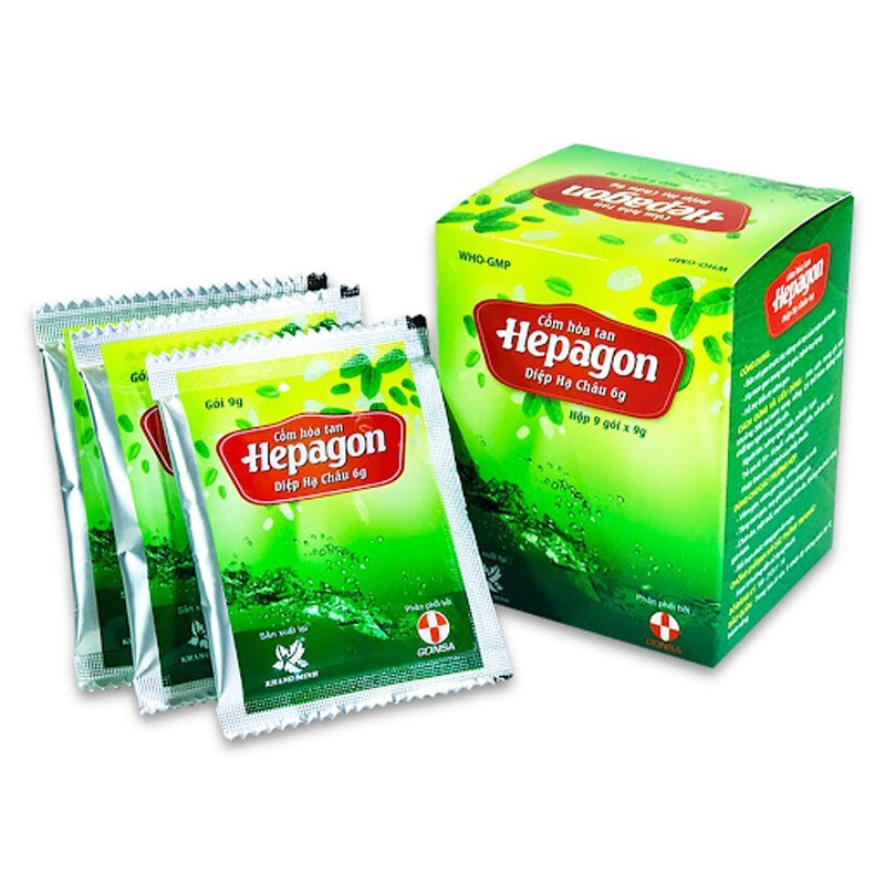 Cốm Hòa Tan HEPAGON Hộp 9 Gói - Bảo Vệ Gan Trước Tác Động Có Hại
