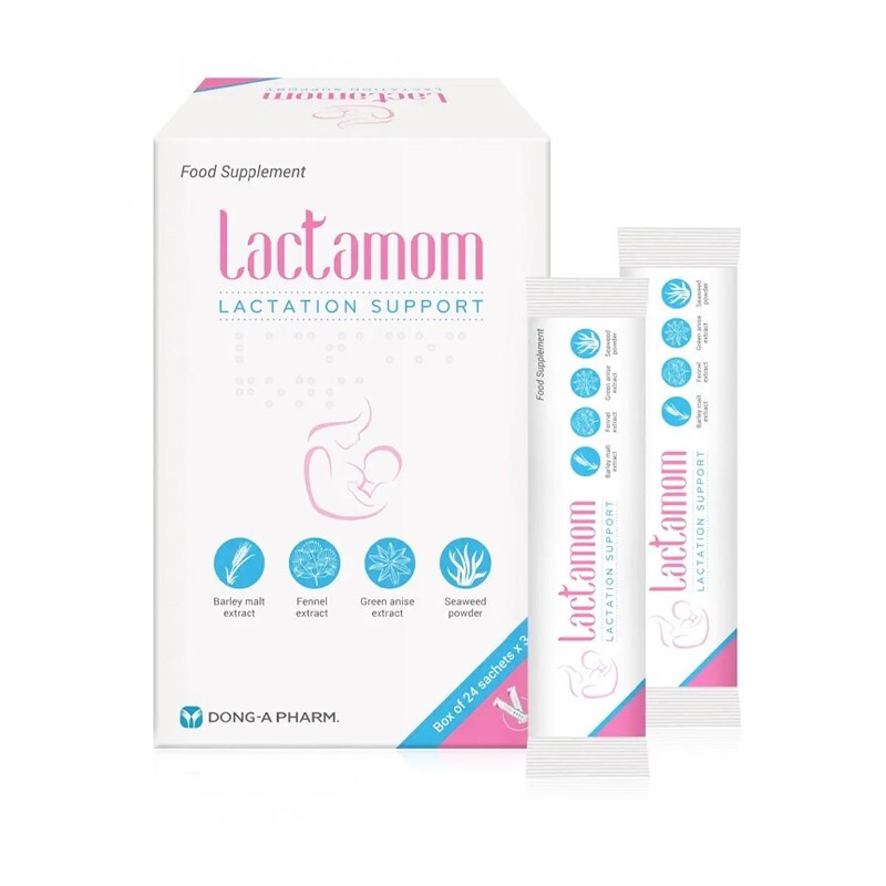 Lactomom Hộp 24 Gói - Cốm Lợi Sữa