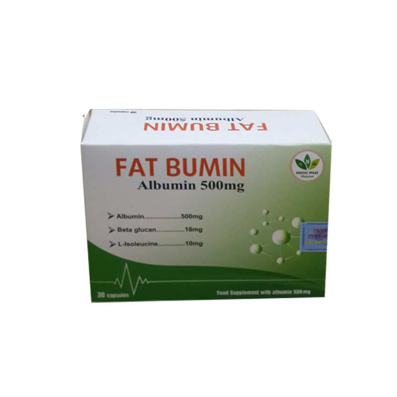 FAT BUMIN Hộp 30 Viên - Bổ Gan, Tăng Cường Sức Khỏe