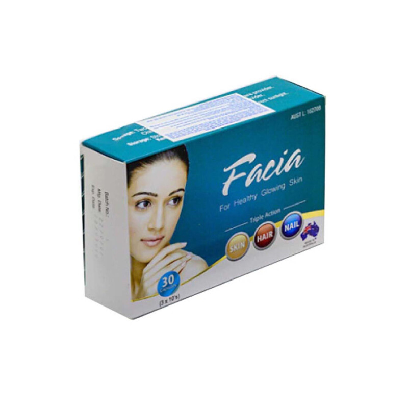 Facia Hộp 100 Viên - Nuôi Dưỡng Da, Tóc, Móng
