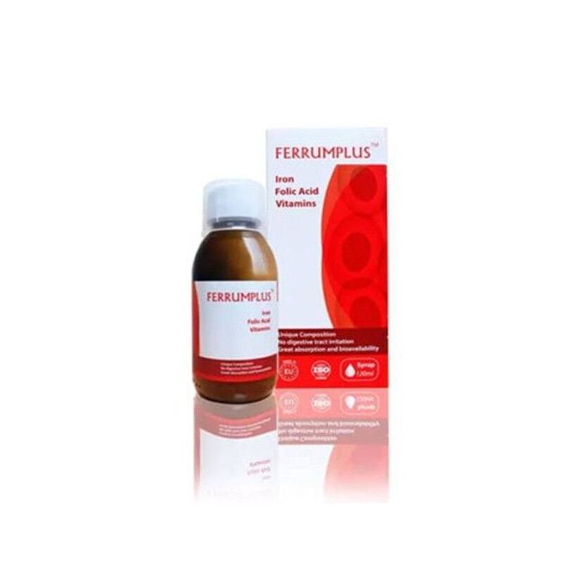 Ferrumplus Chai 120ml - Bổ Sung Sắt, Acid Folic Cho Bà Bầu