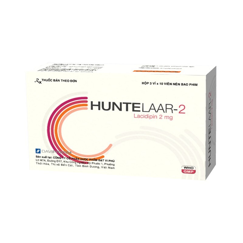 HUNTELAAR-2 Hộp 30 Viên - Điều Trị Huyết Áp Cao