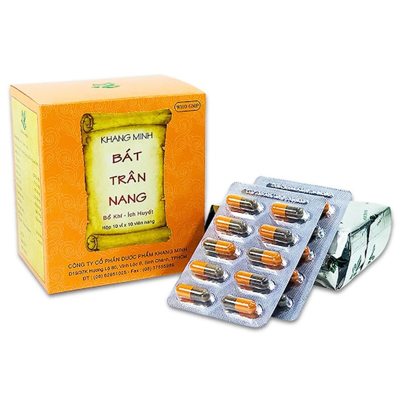KHANG MINH BÁT TRÂN NANG Hộp 100 Viên - Ích Huyết, Bổ Khí