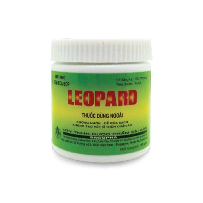 Kem Xoa Bóp Leopard Hũ 150g - Trị Các Chứng Đau Nhức