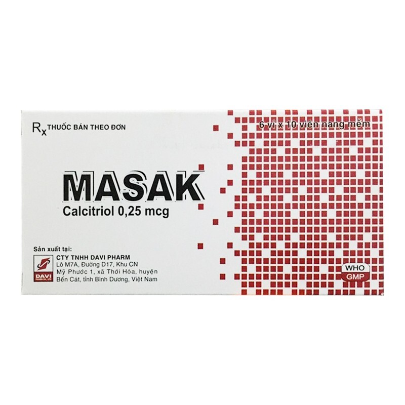 Masak Hộp 60 Viên - Thuốc Trị Loãng Xương, Nhuyễn Xương