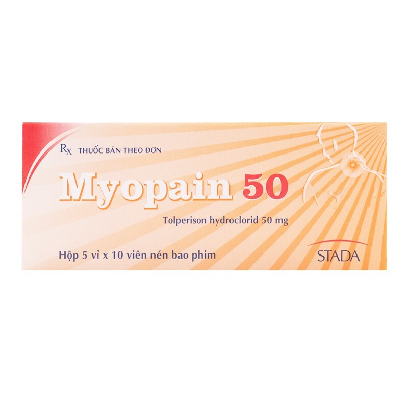 Myopain 50 Stada Hộp 50 Viên - Thuốc Điều Trị Co Cứng Cơ