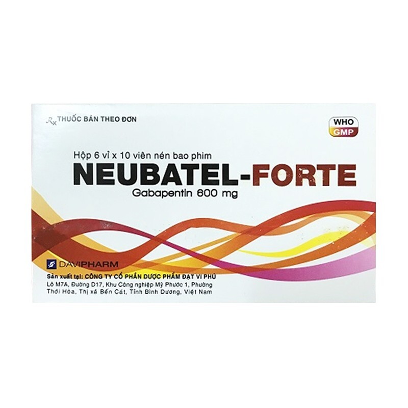 NEUBATEL-FORTE Hộp 60 Viên - Trị Đau Do Viêm Thần Kinh, Động Kinh