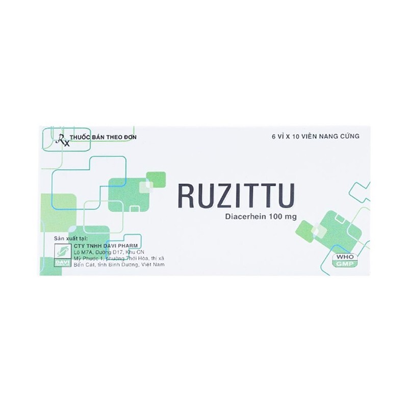 Ruzittu Hộp 60 Viên - Thuốc Trị Bệnh Thoái Hóa Khớp
