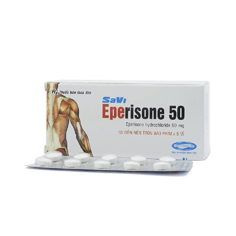 Savi Eperisone 50 Hộp 50 Viên - Điều Trị Liệt Co Cứng