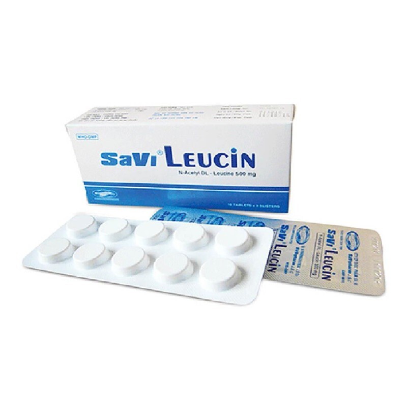 Savi Leucin Hộp 30 Viên - Thuốc Điều Trị Chóng Mặt