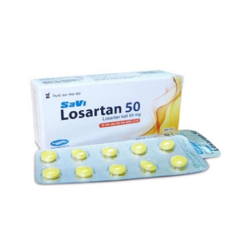 Savi Losartan 50 Hộp 30 Viên - Thuốc Điều Trị Cao Huyết Áp