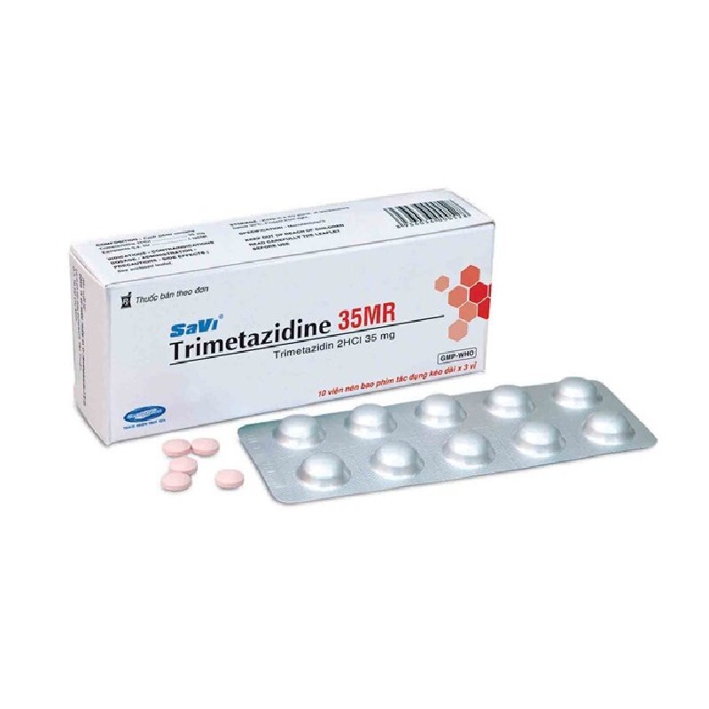 Savi Trimetazidine 35MR 30 Viên - Giảm Đau Thắt Ngực
