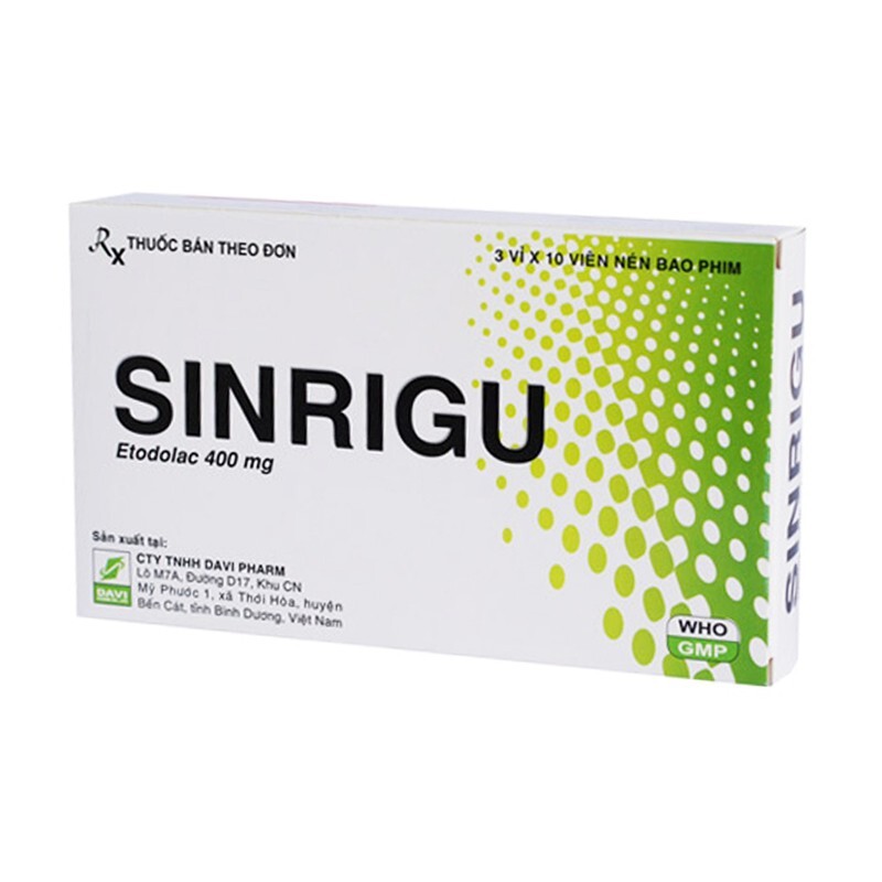 Sinrigu Hộp 30 Viên - Trị Thoái Hóa Khớp, Viêm Khớp Dạng Thấp