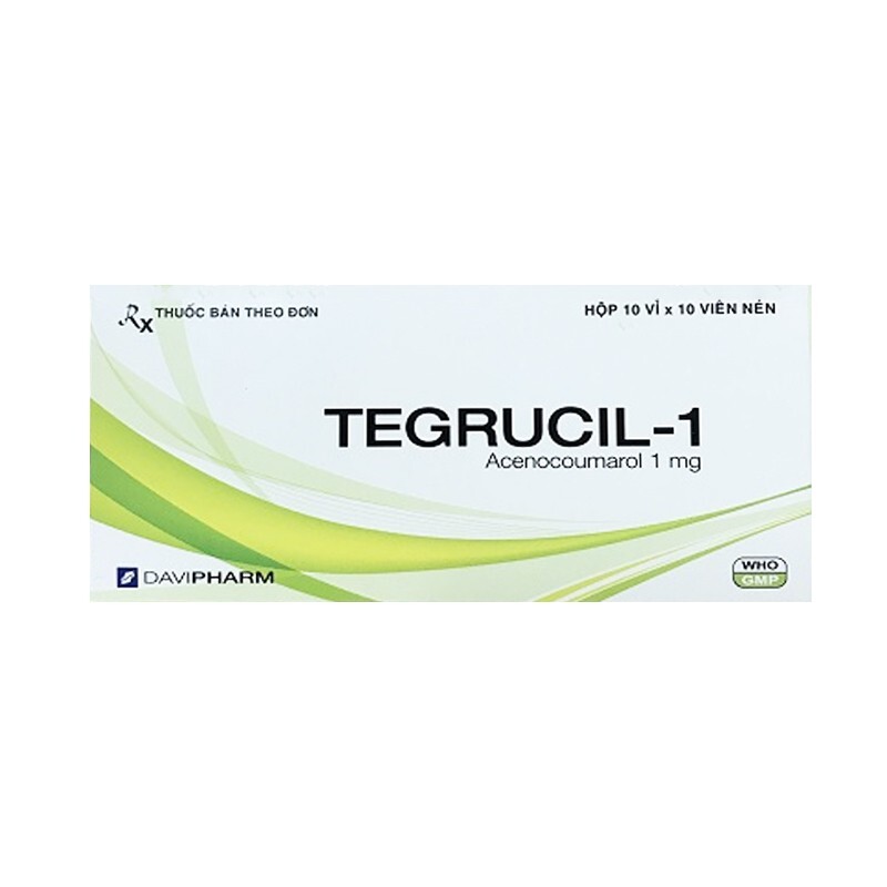 Tegrucil-1 Hộp 100 Viên - Dự Phòng Huyết Khối