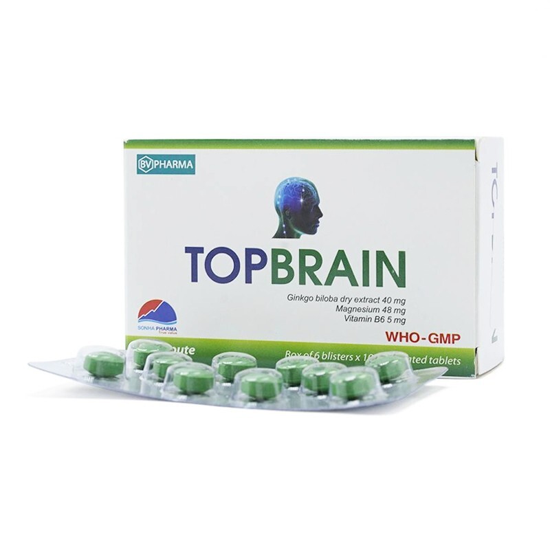 Topbrain Hộp 60 Viên - Giúp Tăng Cường Trí Nhớ