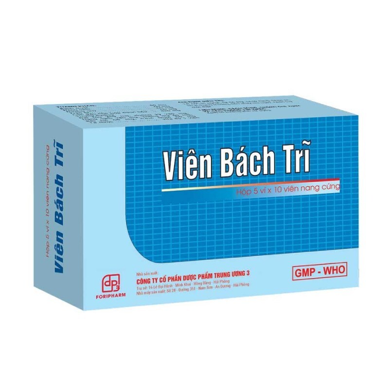 Viên Bách Trĩ Foripharm Hộp 50 Viên - Điều Trị Sa Dạ Dày
