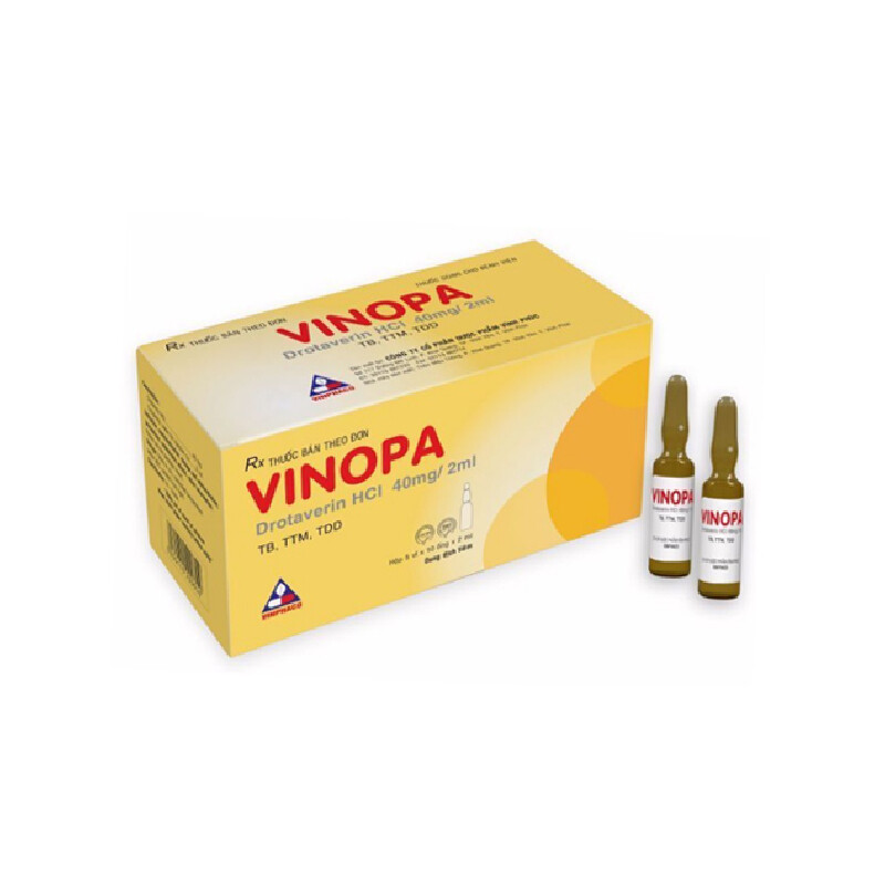 Vinopa Hộp 10 Ống - Điều Trị Co Thắt Dạ Dày Ruột