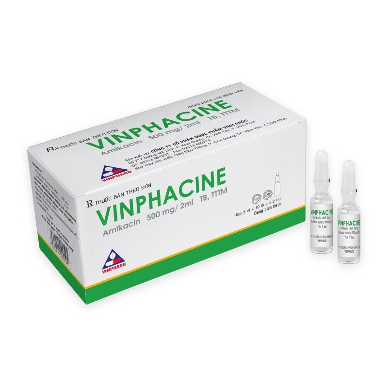 Vinphacine Hộp 50 Ống - Thuốc Trị Nhiễm Khuẩn Nặng