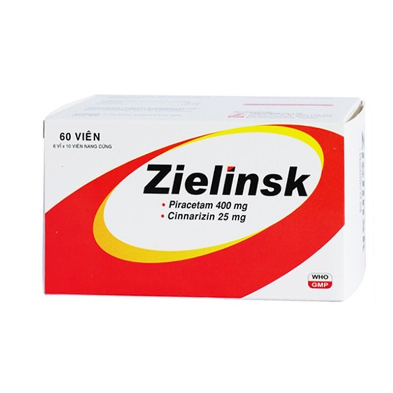 Zielinsk Hộp 60 Viên - Điều Trị Nhược Não Sau Chấn Thương